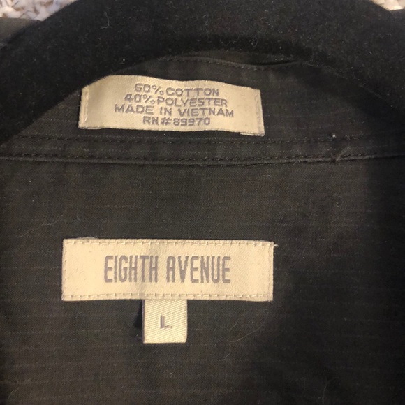 Eighth Avenue Black Button Down Shirt - Picture 2 of 5